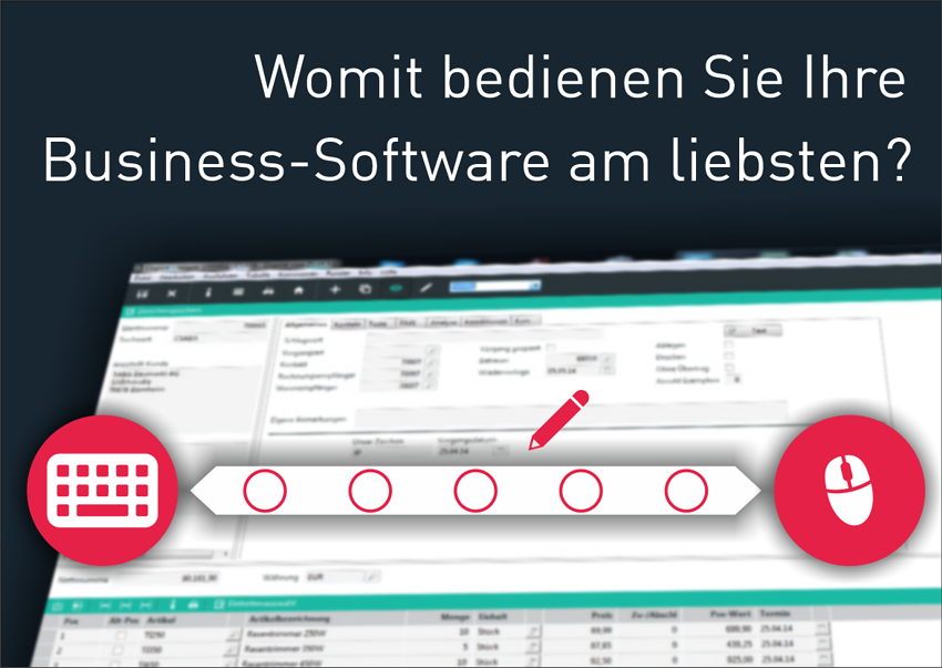 Karte Business-Software Abas-ERP, Karlsruhe