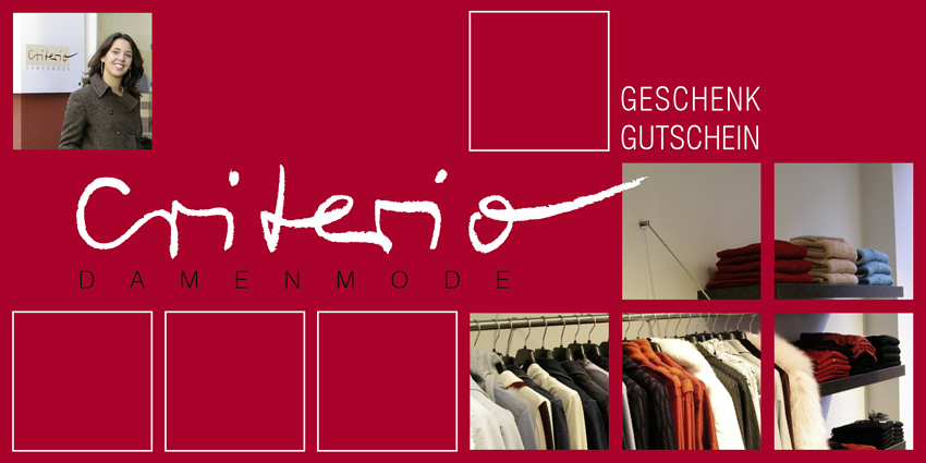 Gutschein Criterio Damenmode, Karlsruhe