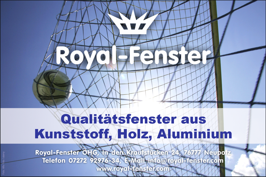 Anzeige Royal-Fenster, Neupotz