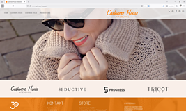 Internetseite Cashmere House Kitzbühel