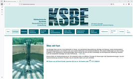 Internetseite KSBE GmbH