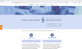 Internetseite Kanzlei Frauke Nagel