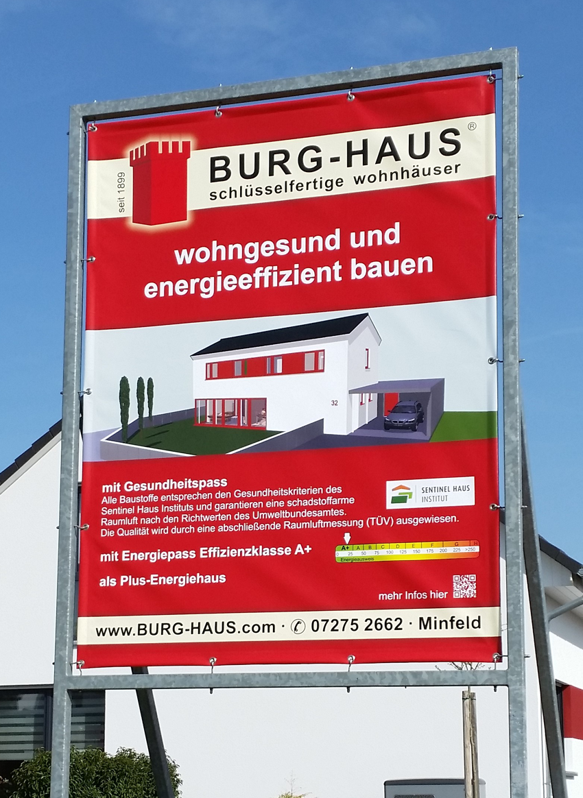 Baustellenplane BURG-HAUS