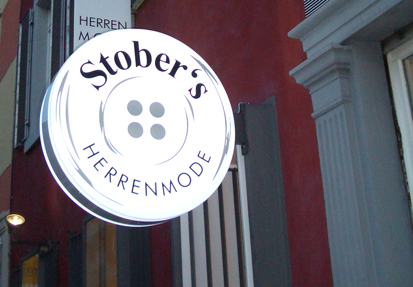 Leuchtkasten Stober*s Knopf