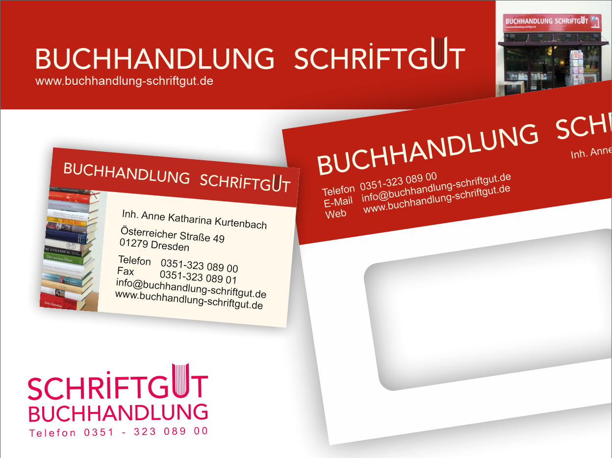 Geschäftsdrucksachen Buchhandlung Schriftgut