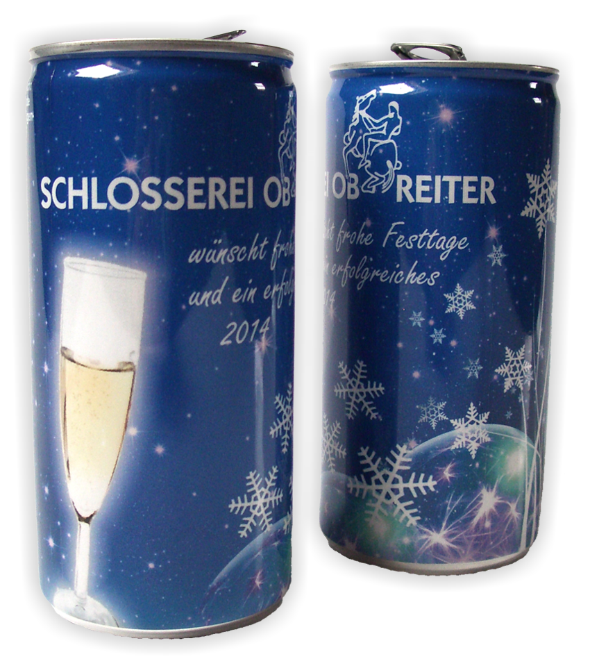 Sektdose Schlosserei Obreiter, Remchingen